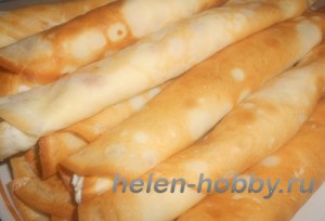 Блинчики с творогом рецепт