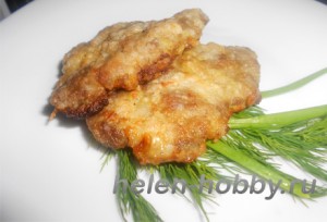 Отбивные из печени