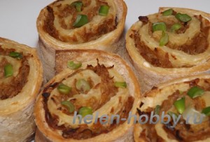Интересная закуска с квашеной капустой
