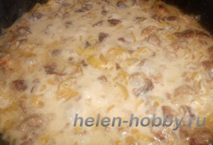 Рецепт дрожжевых блинов с мачанкой
