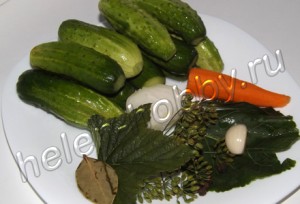 Маринованные огурцы на зиму по-болгарски