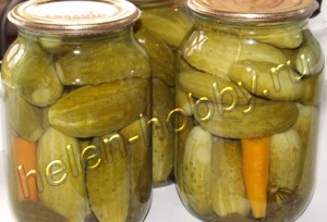 Маринованные огурцы на зиму по-болгарски