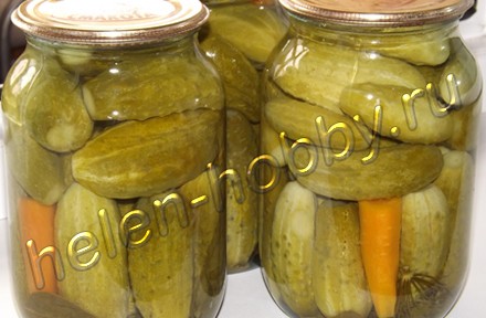 Маринованные огурцы на зиму по-болгарски