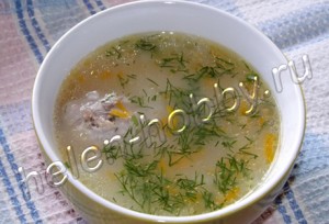 Куриный суп с рисом Куриный суп с рисом