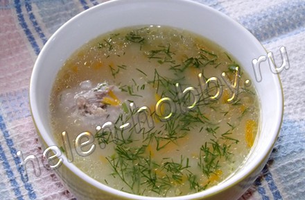 Куриный суп с рисом