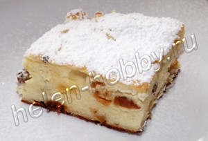 Вкусная творожная запеканка