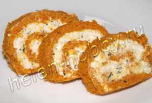 Рулет из моркови