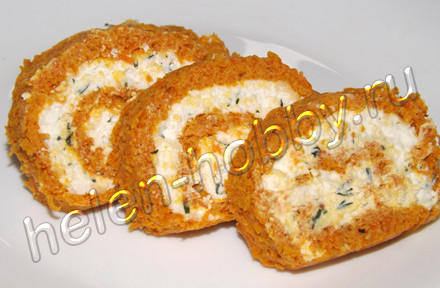 Рулет из моркови